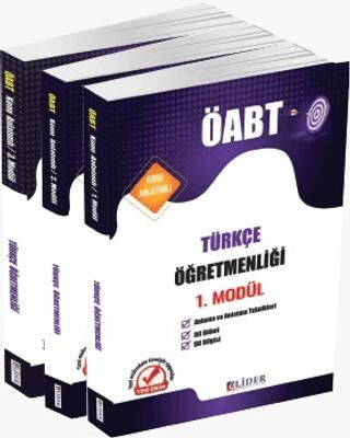 Lider Yayınları 2022 ÖABT Türkçe Öğretmenliği Konu Anlatımlı Modüler Set - 1