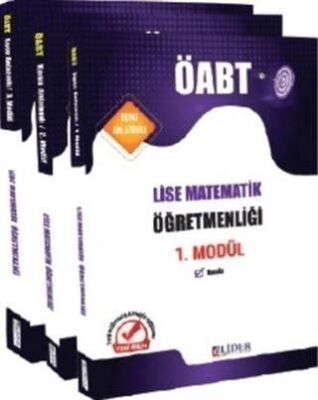 Lider Yayınları KPSS 2021 ÖABT Lise Matematik Öğretmenliği 3’lü Modül Konu Anlatımı - 1