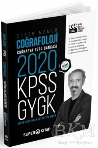 Süper Kitap Süper Memur KPSS - GYGK Coğrafoloji Coğrafya Soru Bankası