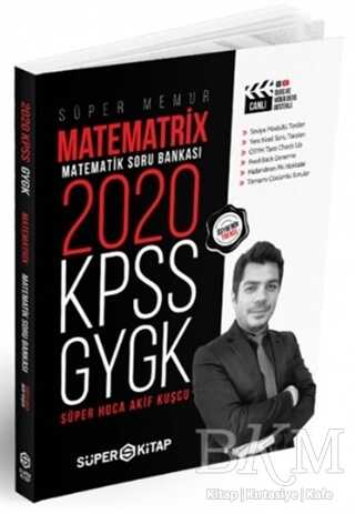 Süper Kitap Süper Memur KPSS - GYGK Matematrix Matematik Soru Bankası