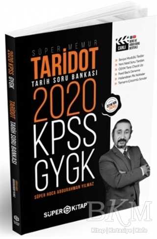 Süper Kitap Süper Memur KPSS - GYGK Taridot Tarih Soru Bankası