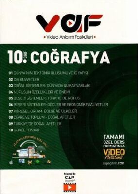 10. Sınıf Coğrafya Video Anlatım Fasikülleri - 1
