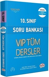 Editör Yayınevi 10. Sınıf VIP Tüm Dersler Soru Bankası Mavi Kitap - Editör Yayınevi