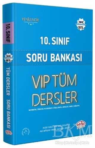 Editör Yayınevi 10. Sınıf VIP Tüm Dersler Soru Bankası Mavi Kitap