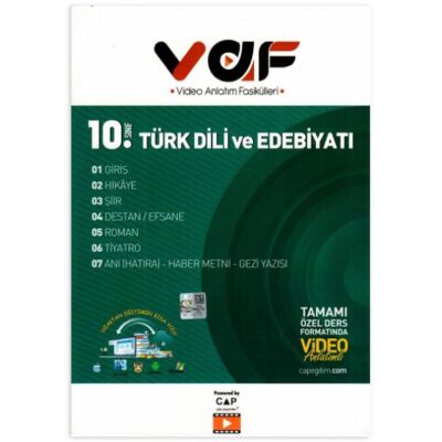 10. Sınıf Türk Dili ve Edebiyatı Video Anlatım Fasikülleri - 1