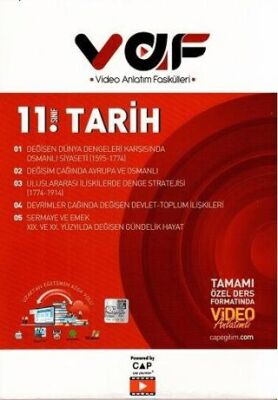 11. Sınıf Tarih Video Anlatım Fasikülleri - 1