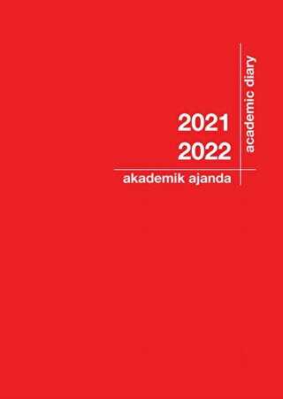 2021 2022 Akademik Ajanda Kırmızı