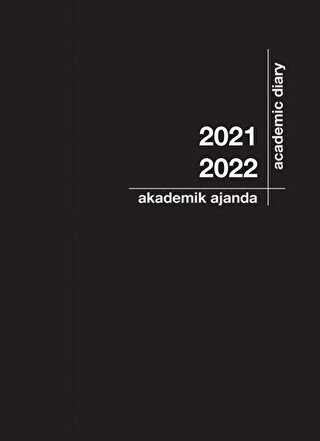 2021 2022 Akademik Ajanda Siyah