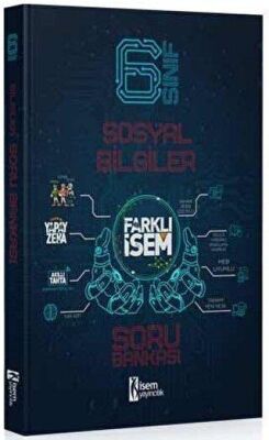 2021 6. Sınıf Farklı İsem Sosyal Bilgiler Soru Bankası kapağı