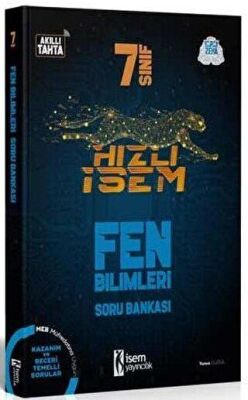 İSEM Yayıncılık 7. Sınıf Hızlı İsem Fen Bilimleri Soru Bankası - 1