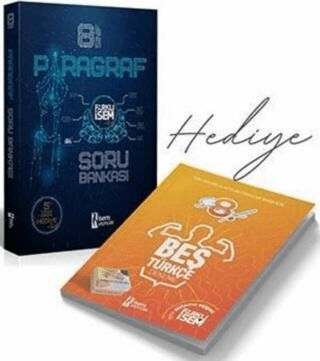 İSEM Yayıncılık 8. Sınıf Paragraf Soru Bankası 5 Türkçe Deneme Hediyeli - 1