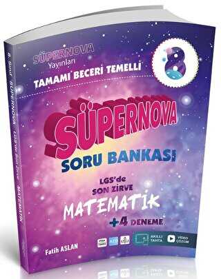 Süpernova Yayınları 8. Sınıf Süpernova Matematik Beceri Temelli Soru Bankası