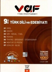 9. Sınıf Türk Dili ve Edebiyatı Video Anlatım Fasikülleri - Vaf Yayınları