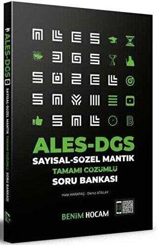 Benim Hocam Yayınları 2021 ALES DGS Sözel-Sayısal Mantık Soru Bankası Çözümlü