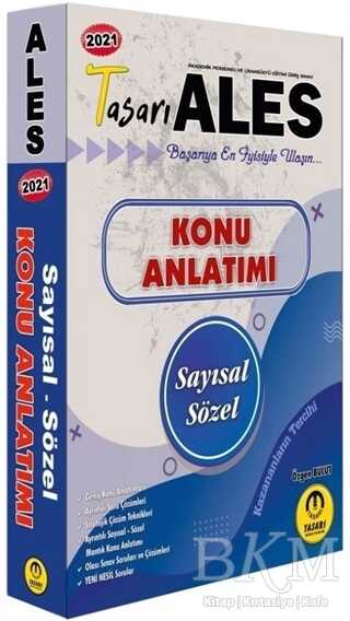Tasarı Eğitim Yayınları 2021 ALES Konu Anlatımlı Tek Sayısal Sözel - Tasarı Eğitim Yayınları