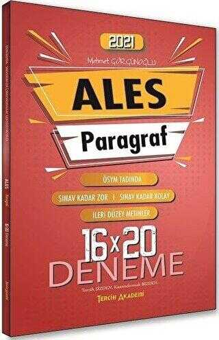 Tercih Akademi Yayınları 2021 ALES Paragraf Sözel Yetenek 16x20 Deneme - Tercih Akademi Yayınları