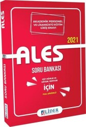 Lider Yayınları 2021 ALES Soru Bankası Eşit Ağırlık Sayısal - Lider Yayınları