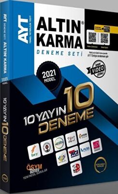 Altın Karma Yayınları 2021 AYT 10 Farklı Yayın 10 Farklı Deneme - 1