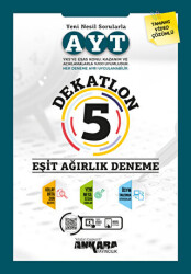 AYT Dekatlon 5 Eşit Ağırlık Deneme - Ankara Yayıncılık