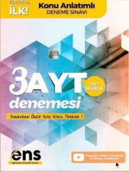 ENS Yayınları AYT Eşit Ağırlık 3 lü Konu Anlatımlı Deneme - ENS Yayınları