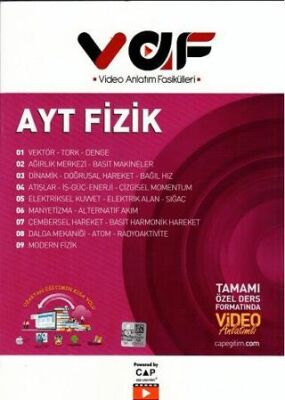 AYT Fizik Video Anlatım Fasikülleri - 1
