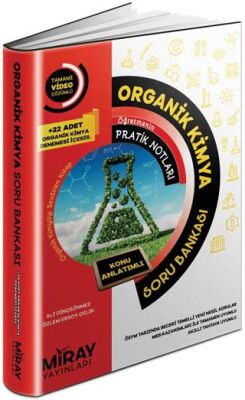 Miray Yayınları AYT Organik Kimya Konu Özetli Tamamı Video Çözümlü Soru Bankası - 1