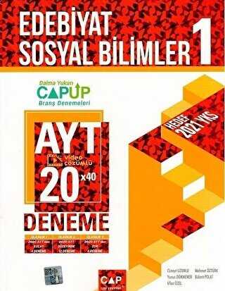 Çap Yayınları 2021 AYT Edebiyat Sosyal Bilimler Up Deneme