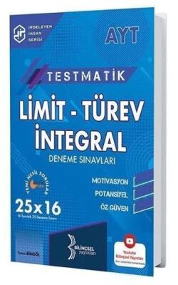 Bilinçsel Yayınları AYT Testmatik Limit - Türev - İntegral Deneme Sınavları - 1