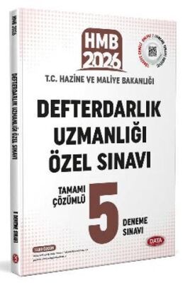 Defterdarlık Uzmanlığı Özel Sınavı Tamamı Çözümlü 5 Deneme Sınavı kapağı