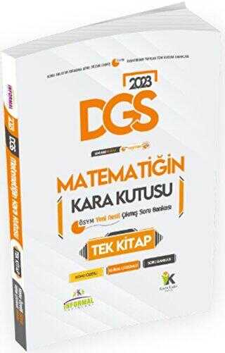 2022 DGS Matematiğin Kara Kutusu Tek Kitap Konu Özetli Dijital Çözümlü Çıkmış Soru Bankası İnformal Yayınları