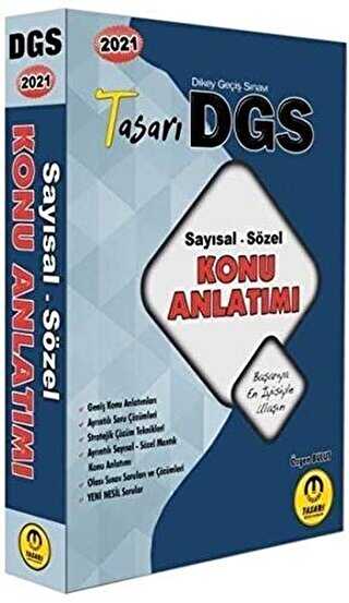 2021 DGS Matematik Türkçe Konu Anlatımı Tek Kitap Tasarı Eğitim Yayınları