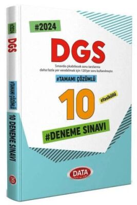 Data Yayınları DGS Çözümlü 10 Deneme Sınavı - 1