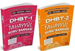 Tahayyül Yayınları Tahayyül DHBT 1-2 Soru Bankası Çözümlü Set - Tahayyül Yayınları