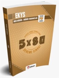 Kaplan Akademi 2021 EKYS MEB Müdür - Müdür Yardımcılığı 5x80 Tamamı PDF Çözümlü Deneme Sınavı - Kaplan Akademi