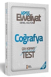 İSEM Yayıncılık 2021 Evveliyat KPSS Coğrafya Çek Kopart Yaprak Test - İSEM Yayıncılık