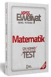 İSEM Yayıncılık 2021 Evveliyat KPSS Matematik Çek Kopart Yaprak Test - İSEM Yayıncılık
