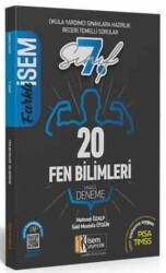 İSEM Yayıncılık Farklı İsem 7. Sınıf Fen Bilimleri Tamamı Çözümlü 20 Fasikül Deneme - İSEM Yayıncılık