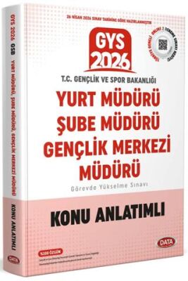 T.C. Gençlik ve Spor Bakanlığı Yurt Müdürü - Şube Müdürü - Gençlik Merkezi Müdürü GYS Konu Anlatımlı - 1