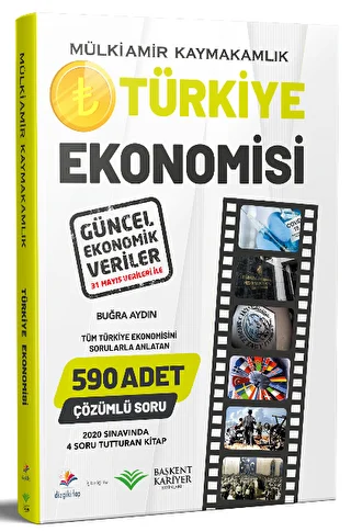 Başkent Kariyer Yayınları 2021 Kaymakamlık MÜLKİAMİR Türkiye Ekonomisi Soru Bankası Çözümlü