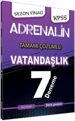 Tercih Akademi Yayınları KPSS Adrenalin Vatandaşlık Tamamı Çözümlü Soru Bankası - Tercih Akademi Yayınları