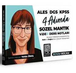 ALES - DGS - KPSS 4 Adımda Sözel Mantık Video Ders Notları - Benim Hocam Yayınları