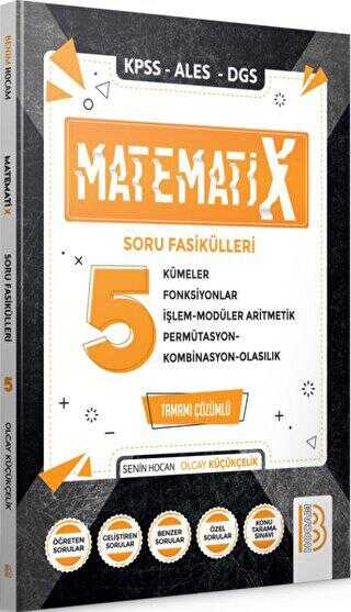 KPSS ALES DGS MatematiX Soru Fasikülleri 5 - Benim Hocam Yayınları