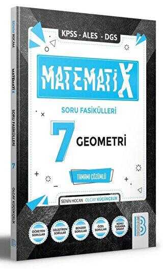 Benim Hocam Yayınları KPSS ALES DGS Matematix - 7 Matematik Geometri Soru Fasikülleri Çözümlü