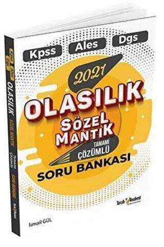 Tercih Akademi Yayınları 2021 KPSS - ALES - DGS Olasılık, Sözel, Mantık Tamamı Çözümlü Soru Bankası