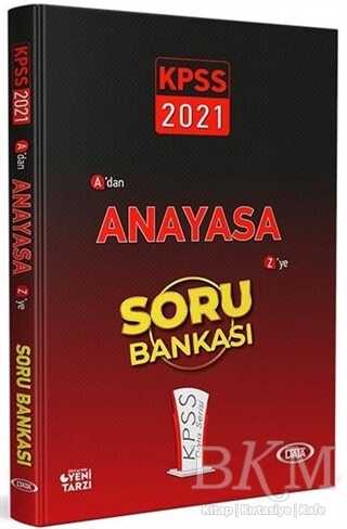 Data Yayınları 2021 KPSS A`dan Z`ye Anayasa Soru Bankası - Data Yayınları