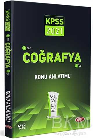 Data Yayınları 2021 KPSS A`dan Z`ye Coğrafya Konu Anlatımlı - Data Yayınları
