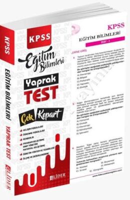 Lider Yayınları 2021 KPSS Eğitim Bilimleri Çek Kopart Yaprak Test - 1