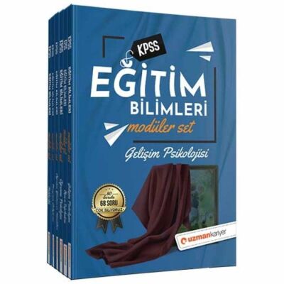 Uzman Kariyer Yayınları KPSS Eğitim Bilimleri Konu Anlatımlı Modüler Set - 1