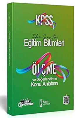 İSEM Yayıncılık 2021 KPSS Eğitim Bilimleri Ölçme ve Değerlendirme Konu Anlatımı - 1