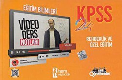 İSEM Yayıncılık 2021 KPSS Eğitim Bilimleri Rehberlik ve Özel Eğitim Video Ders Notları - İSEM Yayıncılık